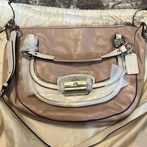 NWT coach Kristen special leather round satchel